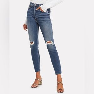 RE/DONE 90s High-Rise Ankle Crop Jeans